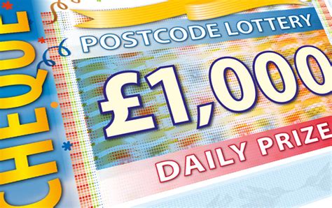 postcode lottery results prize voucher